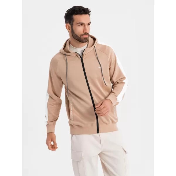  Herren -Sweatshirt OMBRE OM-SSZP-0210 BEIGE 