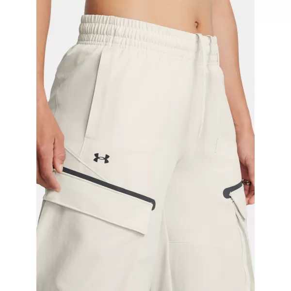  Sporthose für Damen UNDER ARMOUR UNSTOPPABLE CARGO PANT 1386481-110 WEIß 