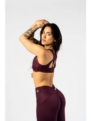 Sport-BH STRONG BEAUTY 424 DUNKELROT Nebbia