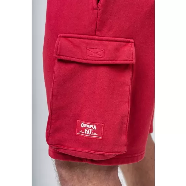  Gewaschene, lockere Cargo-Shorts LEGACY 787 RED Nebbia 
