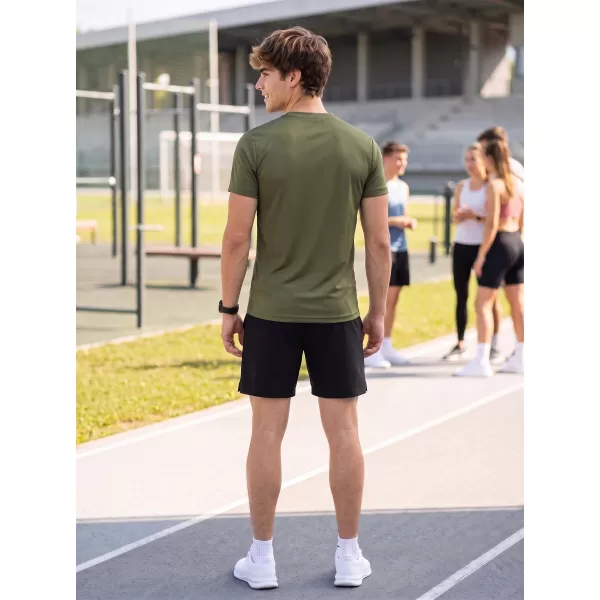  Herren -funktionales Hemd ALTISPORT NoPrint NP/ALM421 MILITÄR 