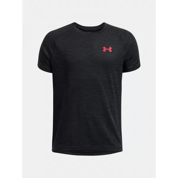  T-Shirt für Jungen UNDER ARMOUR TECH TEXTURED SS 1382790-003 SCHWARZ 