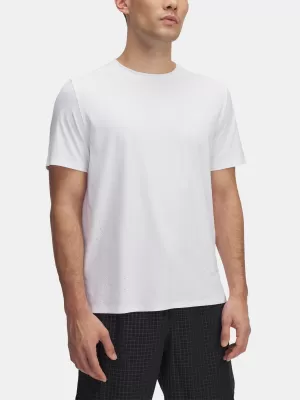 Herren-T-Shirt UNDER ARMOUR LAUNCH ELITE SHORTSLEEVE 1389802-100 WEIß
