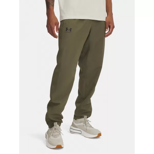  Sporthose für Herren UNDER ARMOUR RIVAL WVN WINDBREAKER PN 1390150-390 GRÜN 