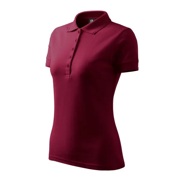  Frauen t -Shirt mit Kragen ALTISPORT NoPrint NP/ALW012 GRANAT 