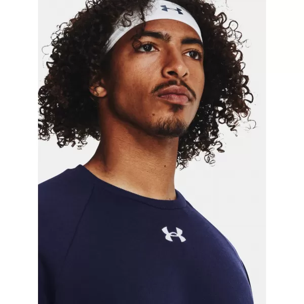  Herren-Sweatshirt UNDER ARMOUR RIVAL FLEECE CREW 1379755-410 BLAU 
