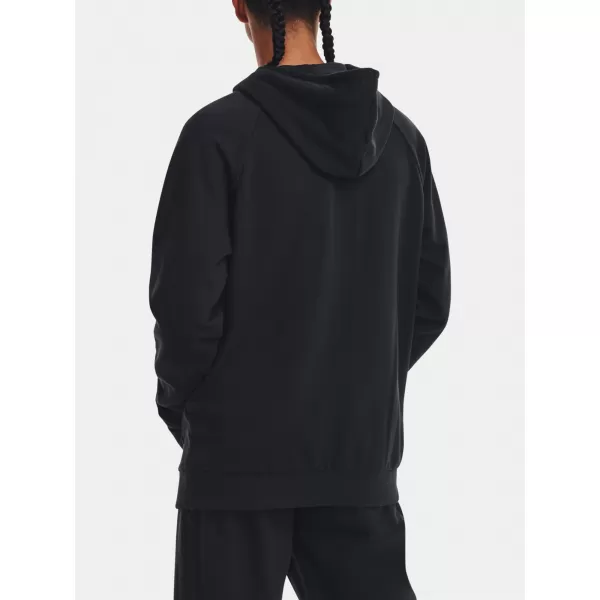  Herren-Sweatshirt UNDER ARMOUR RIVAL FLEECE LOGO HD 1379758-001 SCHWARZ 