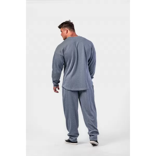 Übergroßes Sweatshirt ohne Kapuze SIGNATURE 797 BLUE Nebbia 