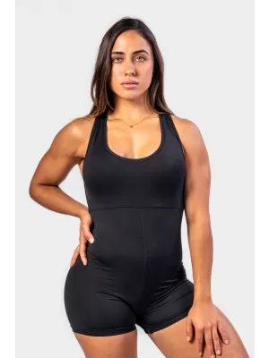 Sport-Overall kurz 5 Zoll GYM RAT 287 SCHWARZ Nebbia