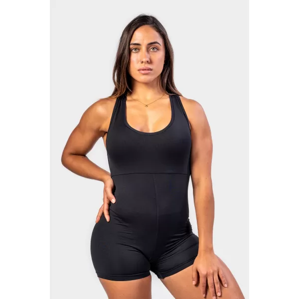  Sport-Overall kurz 5 Zoll GYM RAT 287 SCHWARZ Nebbia 