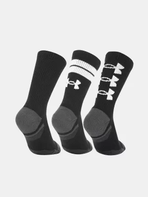 Socken UNDER ARMOUR PERF TECH NOV CREW (3 PÁRY) 1379515-002 SCHWARZ