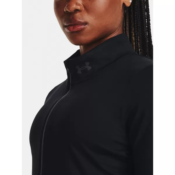  Damen-T-Shirt UNDER ARMOUR QUALIFIER RUN 1/2 ZIP 1379349-001 SCHWARZ 