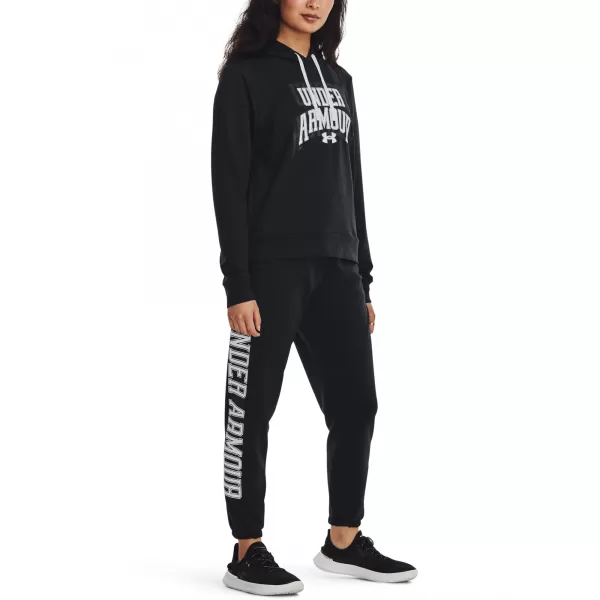  Damen-Jogginghose UNDER ARMOUR RIVAL TERRY GRAPHIC JOGR 1379437-001 SCHWARZ 