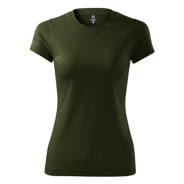  Weibliches funktionelles Hemd ALTISPORT NoPrint NP/ALW041 MILITÄR 