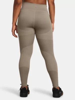 Leggings für Damen UNDER ARMOUR VANISH ELITE SEAMLESS ANKLEG 1383550-200 BRAUN