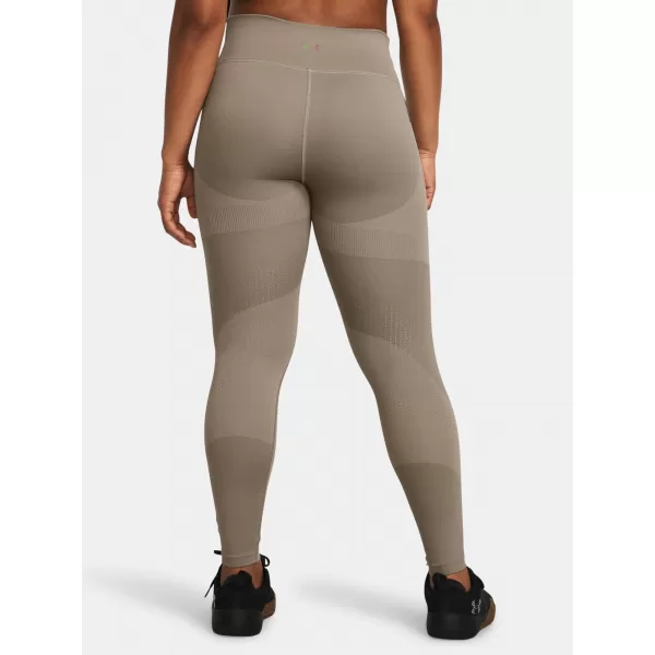  Leggings für Damen UNDER ARMOUR VANISH ELITE SEAMLESS ANKLEG 1383550-200 BRAUN 