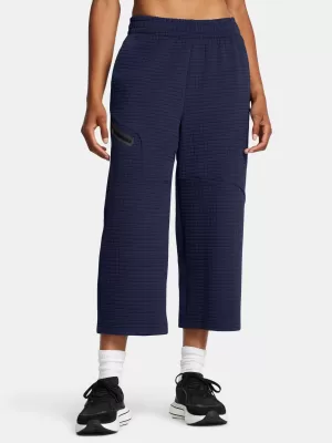 Sporthose für Damen UNDER ARMOUR UNSTOPPABLE FLC GRID CROP 1386492-410 BLAU