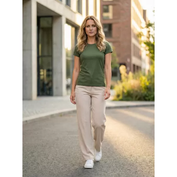  Funktions-T-Shirt für Damen ALTISPORT NoPrint NP/ALW041 KHAKI 