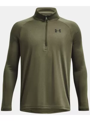 T-Shirt für Jungen UNDER ARMOUR TECH 2.0 1/2 ZIP 1363286-390 GRÜN