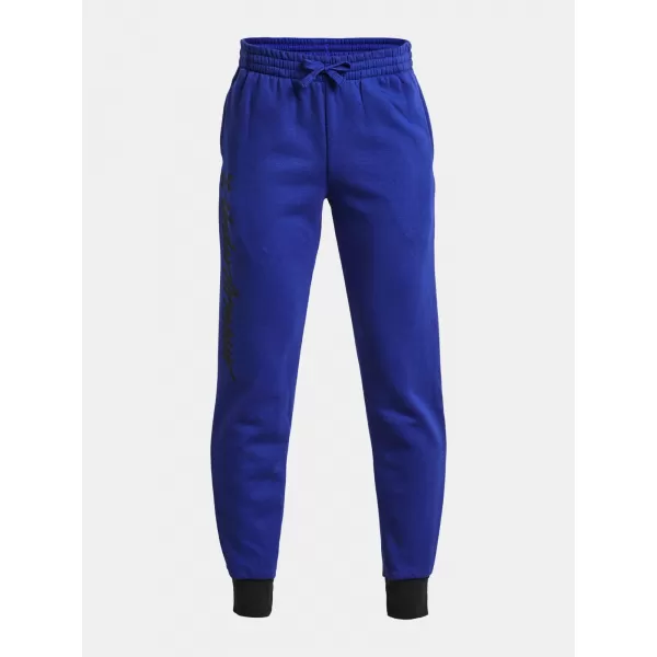  Jogginghose für Jungen UNDER ARMOUR RIVAL FLEECE SCRIPT JGRS 1379789-400 BLAU 