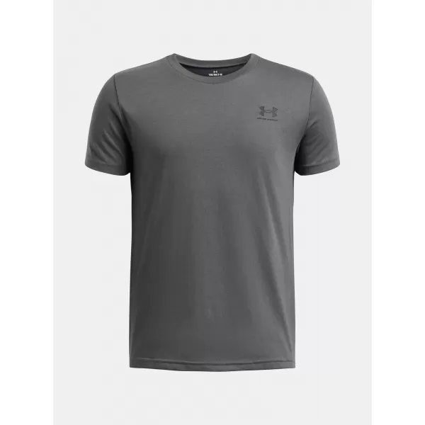  T-Shirt für Jungen UNDER ARMOUR B SPORTSTYLE LC SS 1389962-012 GRAU 