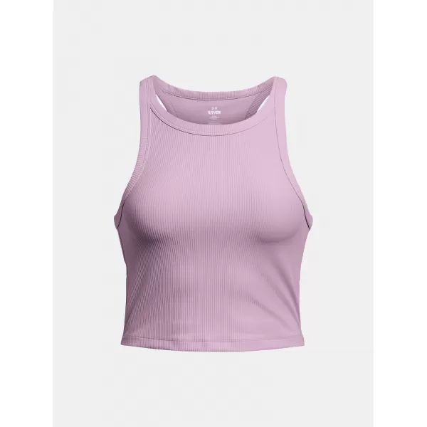  Damen-Tanktop UNDER ARMOUR MERIDIAN RIB CROP TANK 1384008-543 LILA 