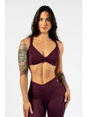 Sport-BH STRONG BEAUTY 424 DUNKELROT Nebbia