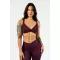 Sport-BH STRONG BEAUTY 424 DUNKELROT Nebbia