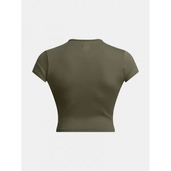  Damen-T-Shirt UNDER ARMOUR MERIDIAN BABY TEE 1387729-390 GRÜN 