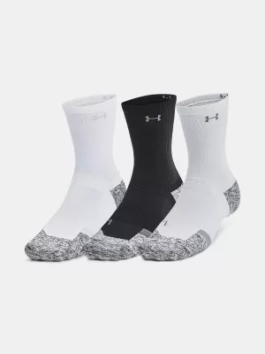 Socken UNDER ARMOUR UNISEX AD PRO MID (3 PÁRY) 1387048-001 SCHWARZ