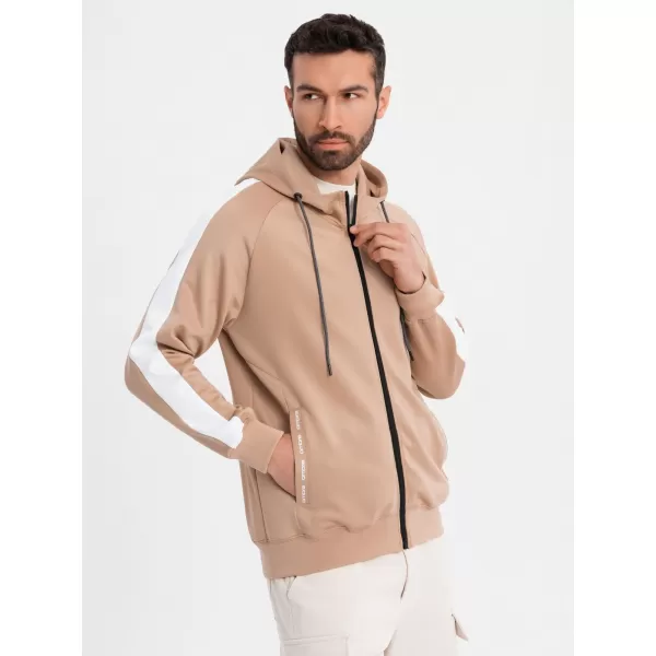  Herren -Sweatshirt OMBRE OM-SSZP-0210 BEIGE 