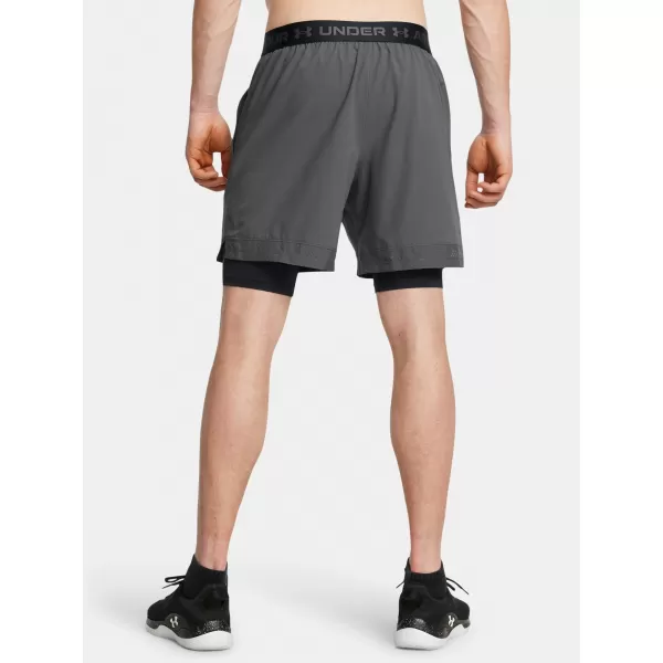  Herrenshorts UNDER ARMOUR VANISH WOVEN 2IN1 STS 1373764-025 GRAU 