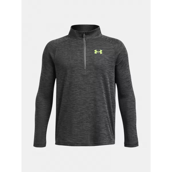  T-Shirt für Jungen UNDER ARMOUR TECH TEXTURED 1/2 ZIP 1382791-025 GRAU 