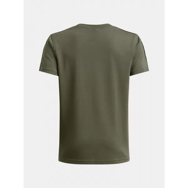  T-Shirt für Jungen UNDER ARMOUR B ICON TAPED SS 6001583-390 GRÜN 