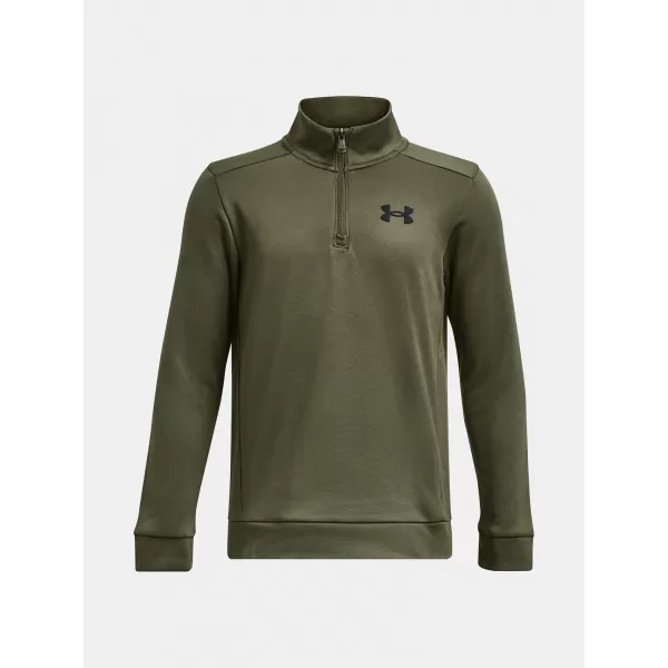  Jungen-Sweatshirt UNDER ARMOUR ARMOUR FLEECE 1/4 ZIP 1373559-390 GRÜN 