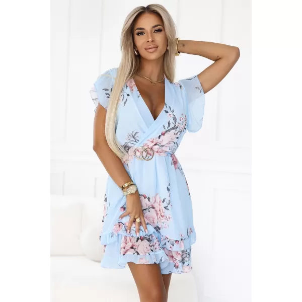  Kleid NUMOCO PATRIZIA 468-3 HELLBLAU 