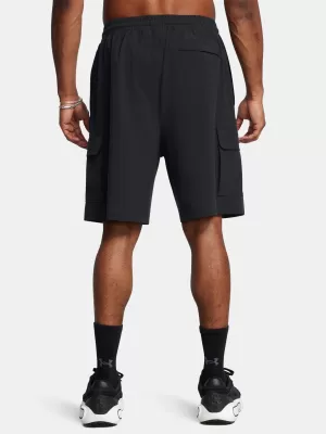 Herrenshorts UNDER ARMOUR VIBE WOVEN CARGO SHORT 1386560-001 SCHWARZ