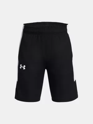 Shorts für Jungen UNDER ARMOUR BASELINE SHORT 1383402-001 SCHWARZ