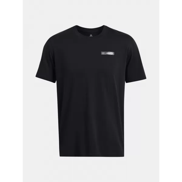  Herren-T-Shirt UNDER ARMOUR HW ARMOUR LABEL SS 1382831-001 SCHWARZ 