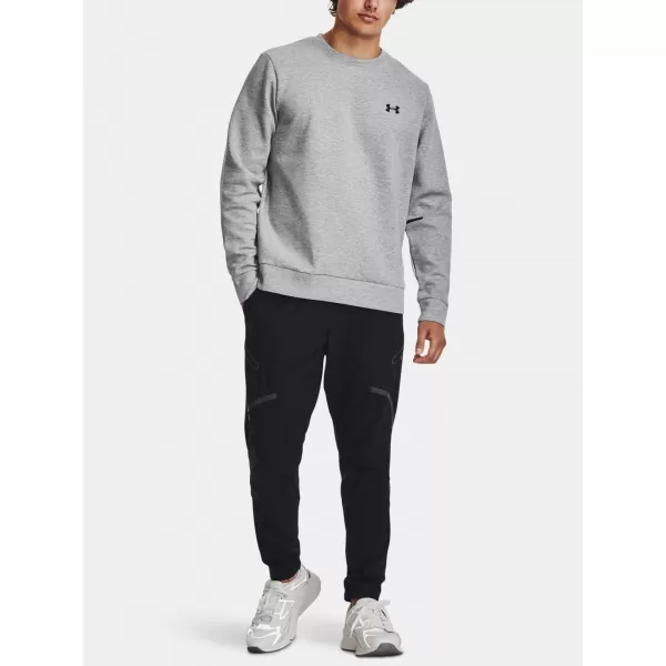  Herren-Sweatshirt UNDER ARMOUR UNSTOPPABLE FLC CREW 1381688-011 GRAU 