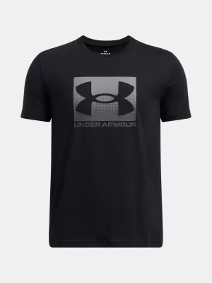 T-Shirt für Jungen UNDER ARMOUR B BOXED SPORTS UPDATE SS 1388672-001 SCHWARZ