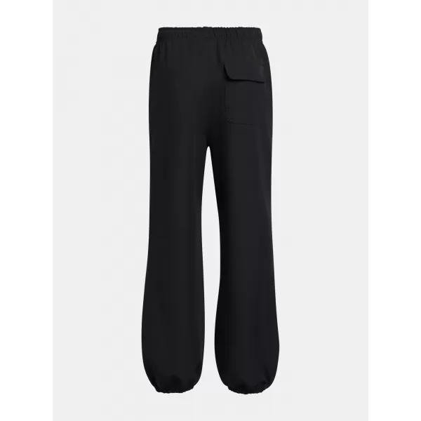  Sporthose für Mädchen UNDER ARMOUR UNSTOPPABLE WVN WIDE LEG 1388638-001 SCHWARZ 