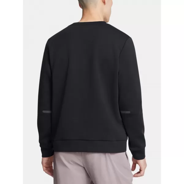  Herren-Sweatshirt UNDER ARMOUR UNSTOPPABLE FLC CREW EU 1389351-001 SCHWARZ 