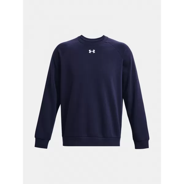  Herren-Sweatshirt UNDER ARMOUR RIVAL FLEECE CREW 1379755-410 BLAU 