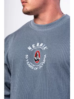 Übergroßes Sweatshirt ohne Kapuze SIGNATURE 797 BLUE Nebbia