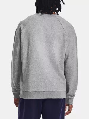 Herren-Sweatshirt UNDER ARMOUR RIVAL FLEECE CREW 1379755-025 GRAU