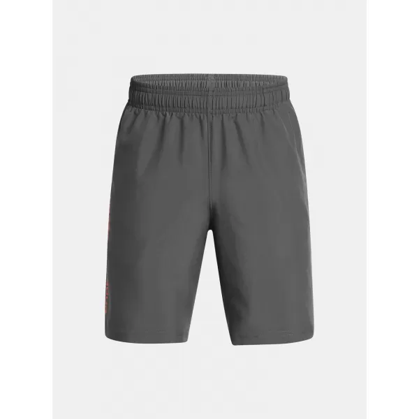  Shorts für Jungen UNDER ARMOUR TECH WOVEN WORDMARK SHORT 1383341-026 GRAU 
