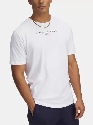Herren-T-Shirt UNDER ARMOUR M STACKED LOGO SS 6000211-100 WEIß