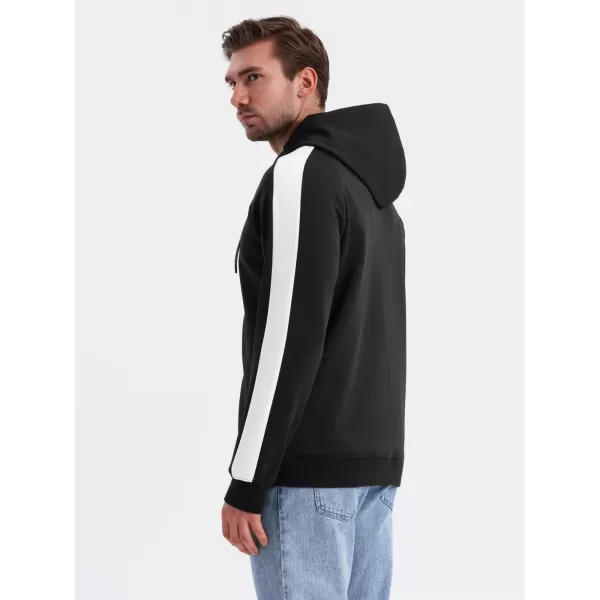  Herren -Sweatshirt OMBRE OM-SSZP-0210 SCHWARZ 