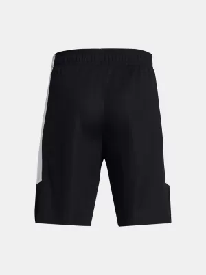 Shorts für Jungen UNDER ARMOUR BASELINE SHORT 1383402-001 SCHWARZ